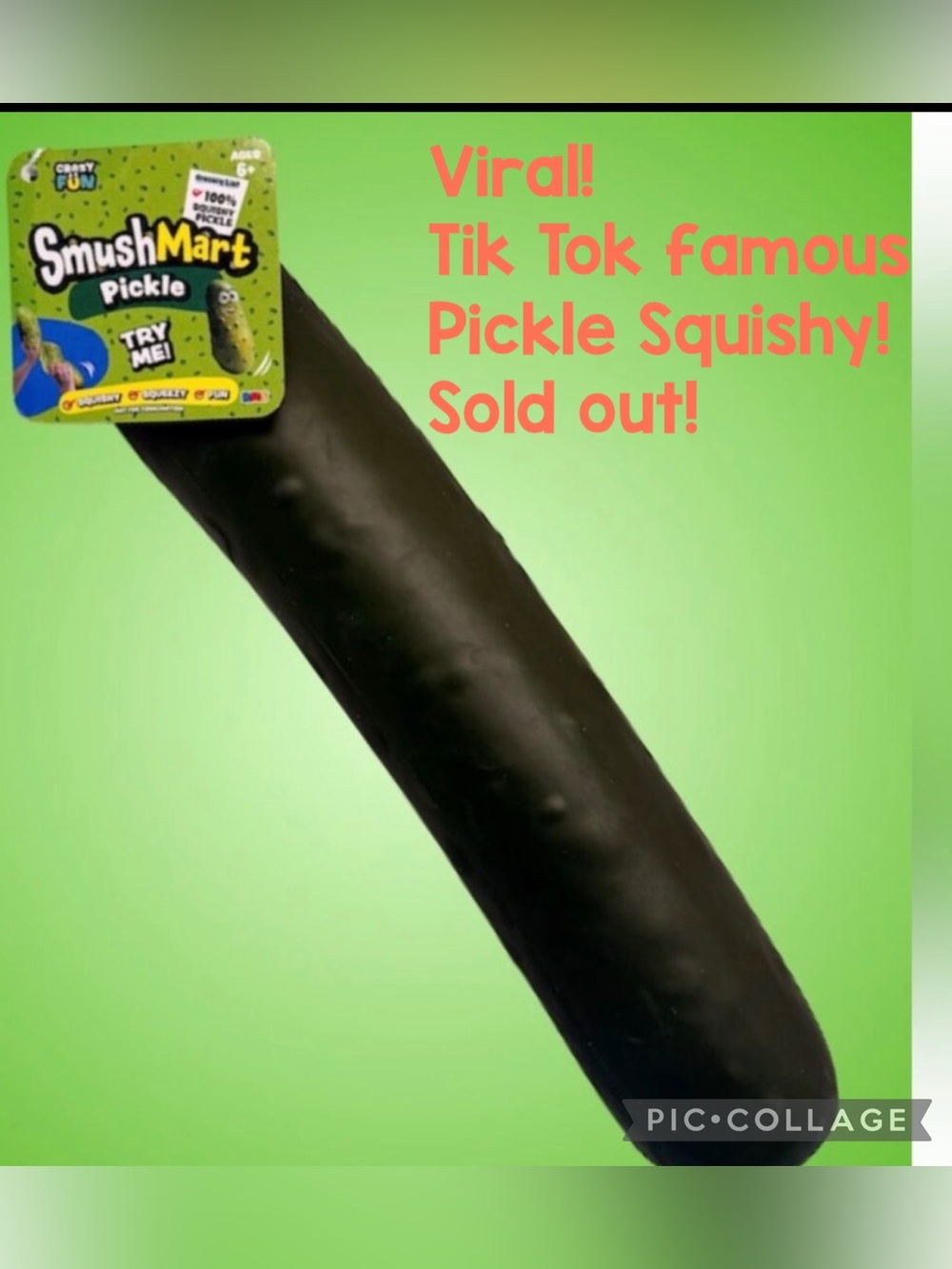 Smushmart Pickle Squishy!